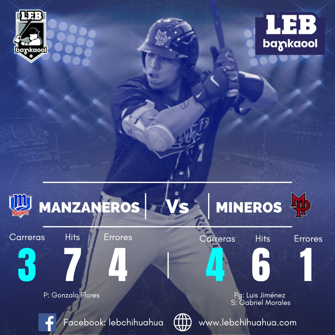 Mineros dominó a Manzaneros