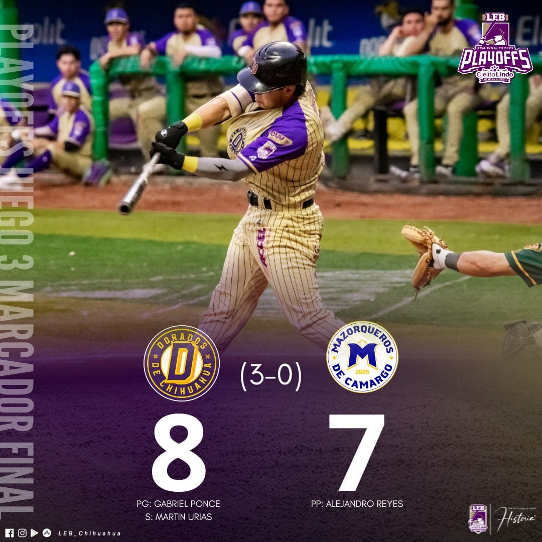 Están Dorados a un paso de la final