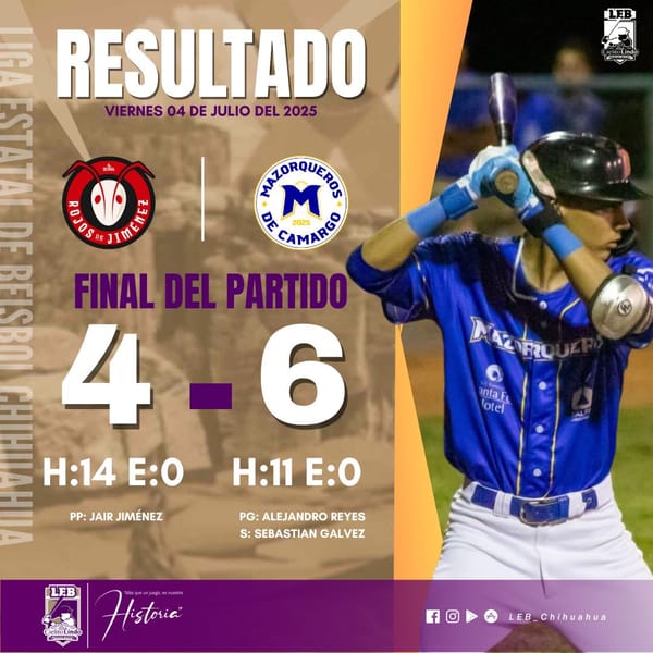 Escala Camargo posiciones