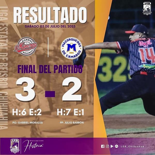 Dividen triunfos Parral y Camargo