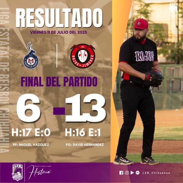 Ganan Rojos la batalla a Venados
