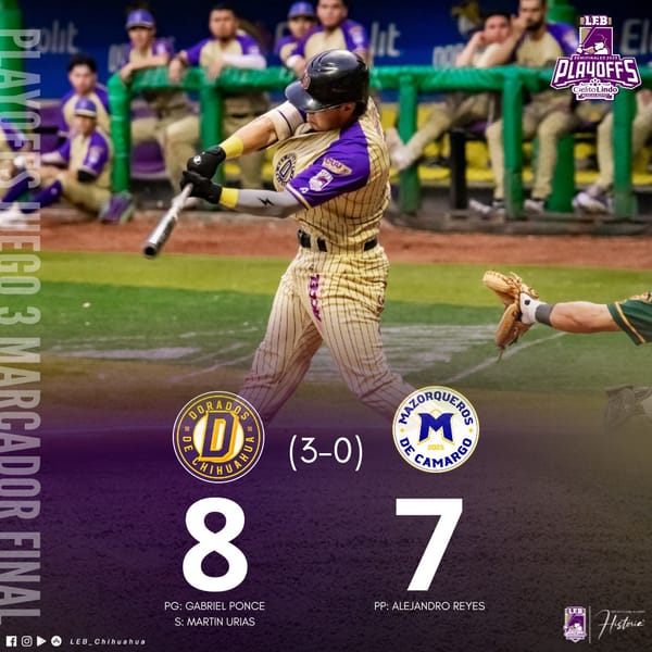 Están Dorados a un paso de la final